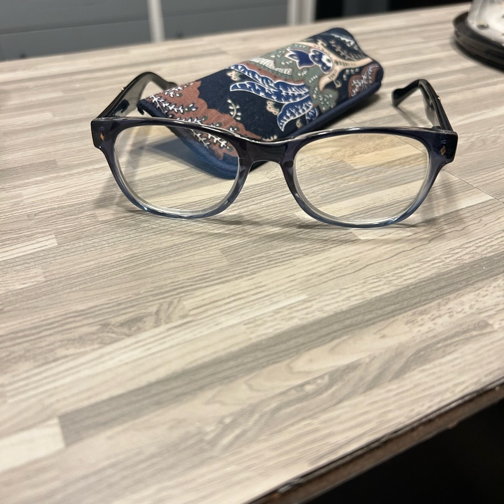 Vera Bradley Blue and Black Glasses